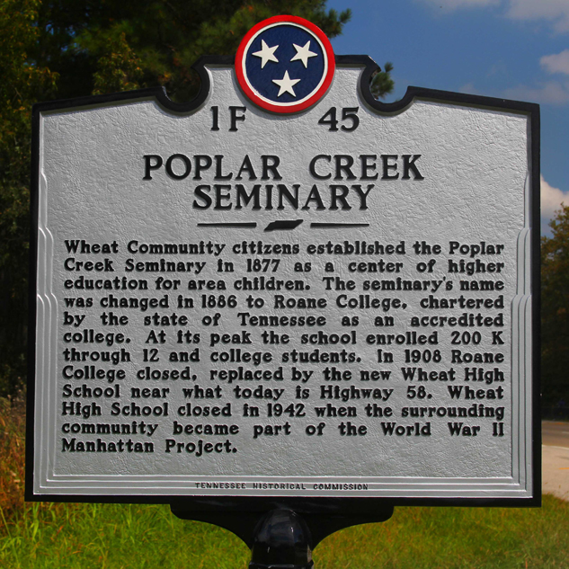 Historical Markers of Oak Ridge